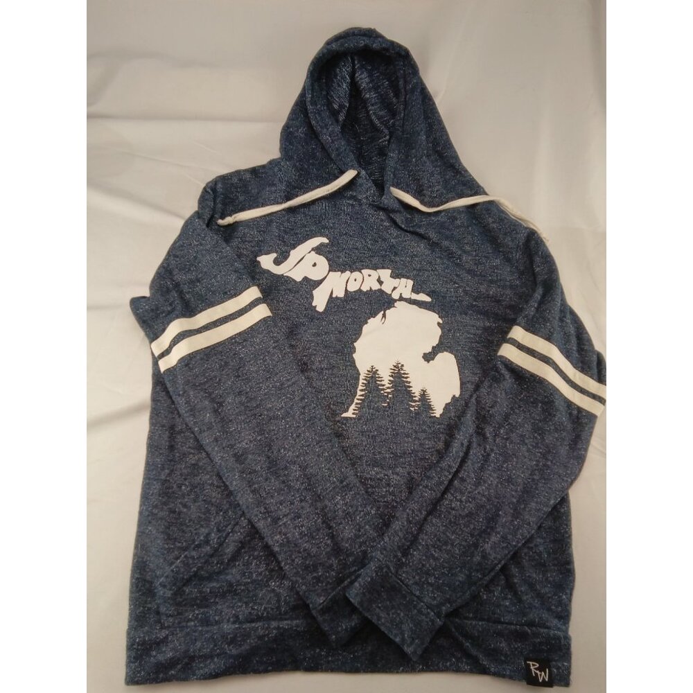Women's Ragweed USA Gray Hoodie Pullover Size XL